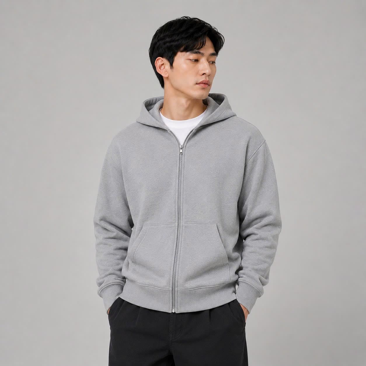 Áo Hoodie Nam Full Zip