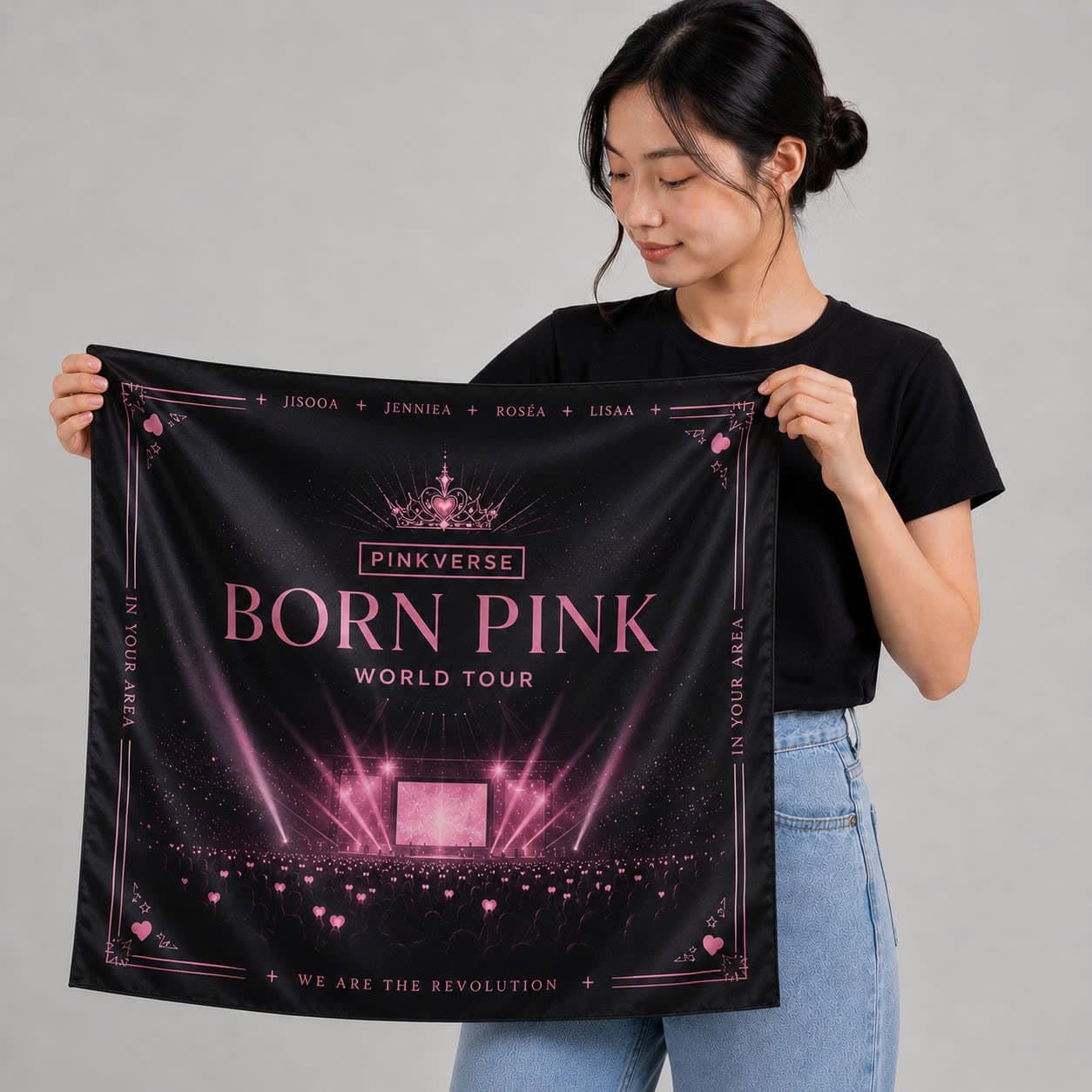 Khăn Bandana Lụa Latin